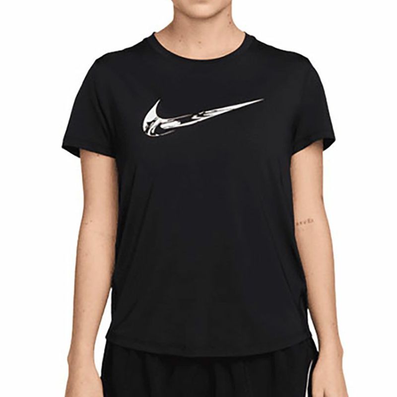 ナイキNIKEランニングウェア半袖TシャツスウッシュドライフィットショートスリーブグラフィックランニングトップスFV6374-010レディース女性24FA秋冬