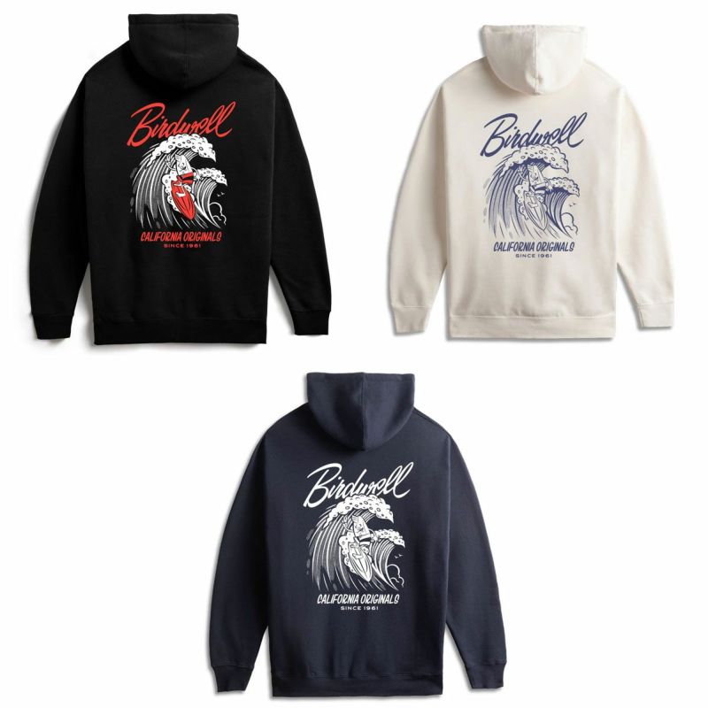 バードウェルBIRDWELLサーフィンサーフウェアスウェットパーカーDropInHoodie1SS1-1016メンズ男性24HO秋冬