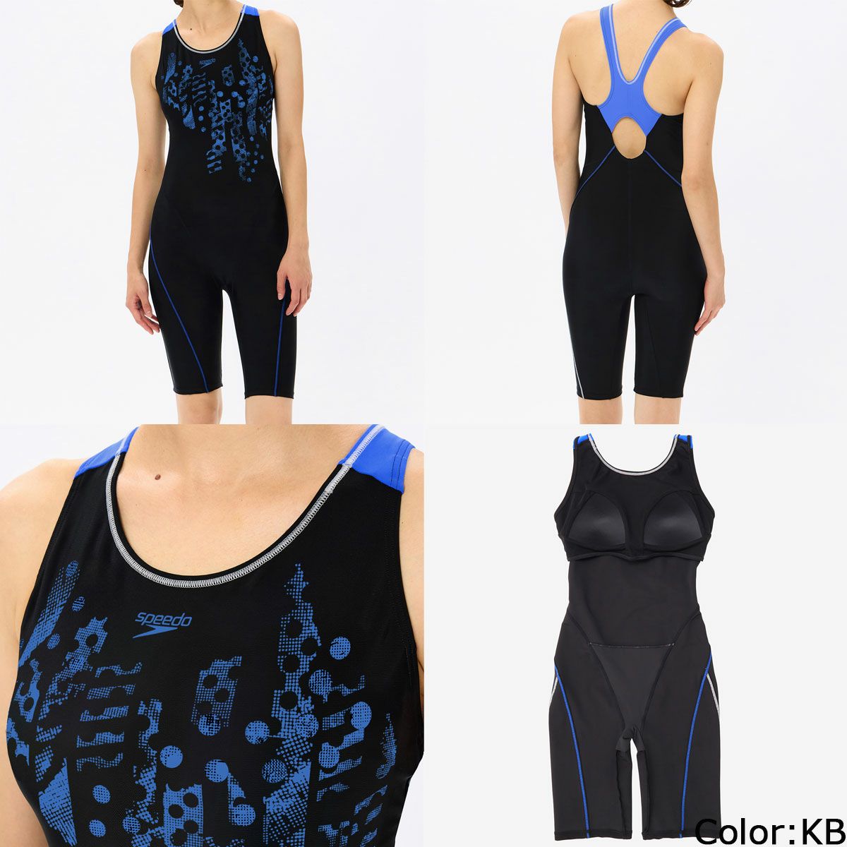 スピードSPEEDOスイムフィットネス水着クラッシュドットルースンニースキンCrashDotLoosenKneeskinSFW12505-KPレディース女性S1春夏