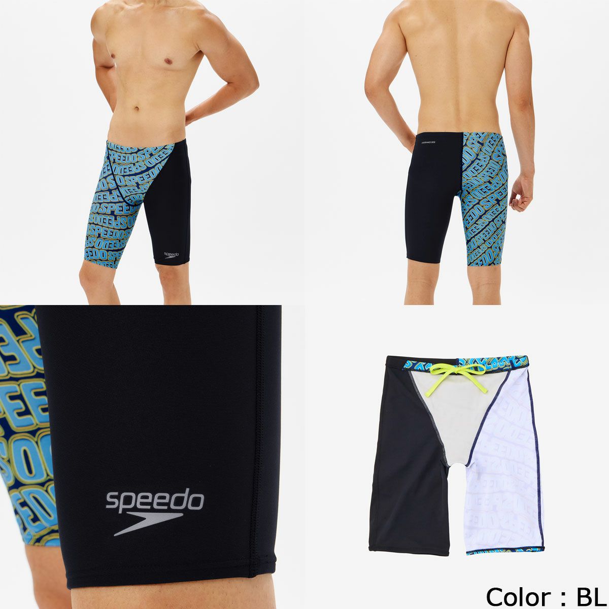 スピードSPEEDOスイムトレーニング競泳水着ウェーブロゴターンズジャマーWaveLogoTurnSJammerST62506-BLメンズ男性S1春夏