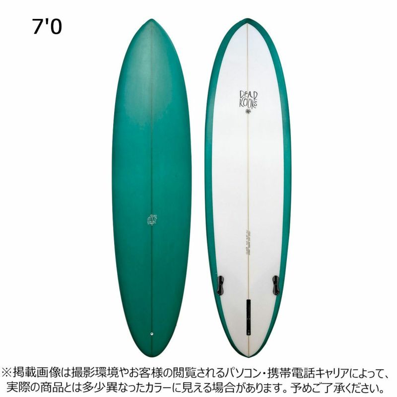 デッドクークスサーフボードDEADKOOKSSURFBOARDSサーフィンサーフサーフボード板DEADKOOKSEGEBAMYASI7'0TINTPU220000029610