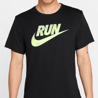 ナイキNIKEランニングウェア半袖TシャツマイラーランエナジーDri-FIT半袖ランニングトップHJ3565-010メンズ男性25SP春夏