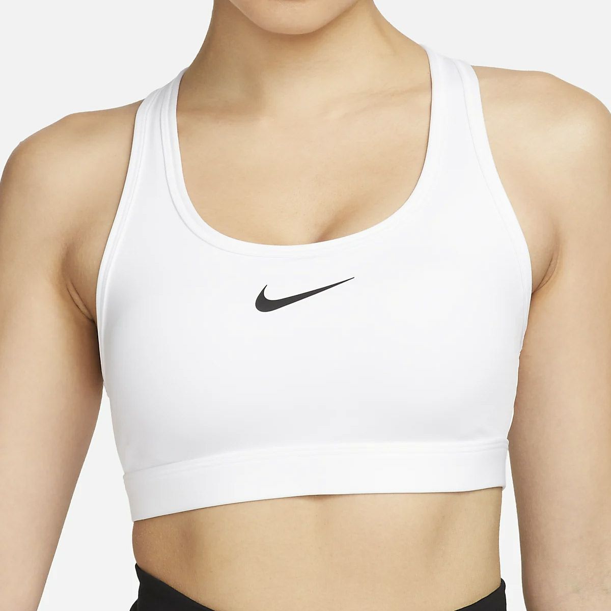 ナイキNIKEジムフィットネスヨガウェアスポーツブラスポブラブラトップスウッシュミディアムサポートパッディドスポーツブラDX6822-100レディース女性25SP春夏