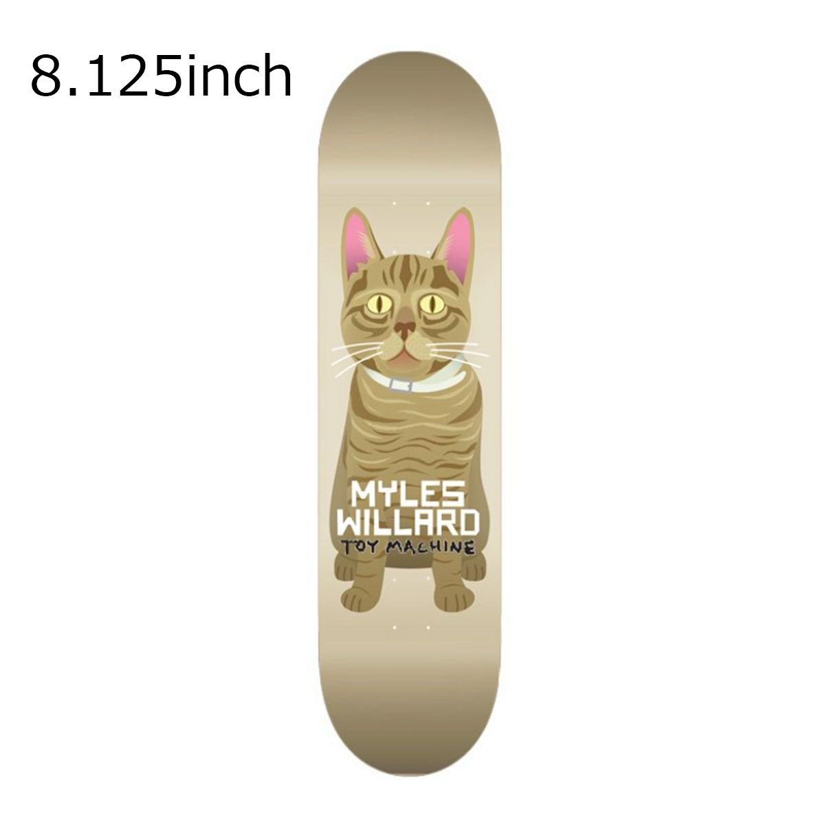 トイマシーンTOYMACHINEスケボースケートボードデッキ板WILLARDCAT8.125BRDTMMW15