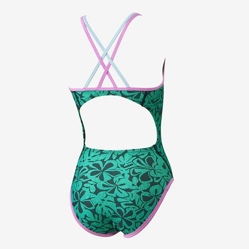スピードSPEEDOスイムトレーニング競泳水着アロアロクローシェイターンズスーツAloaloCrochetTurnSSuitSTW02507-NGレディース女性25S1春夏