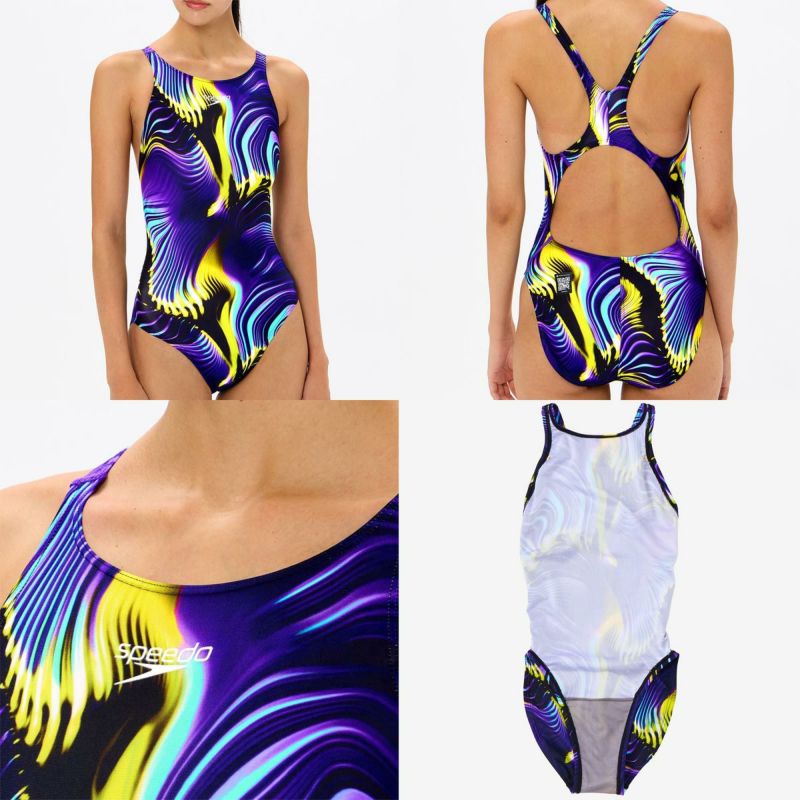 スピードSPEEDOスイム競泳水着フレックスシグマカイエイムカットスーツ2FLEXΣχAimcutSuitIISCW02501F-PYレディース女性25S1春夏
