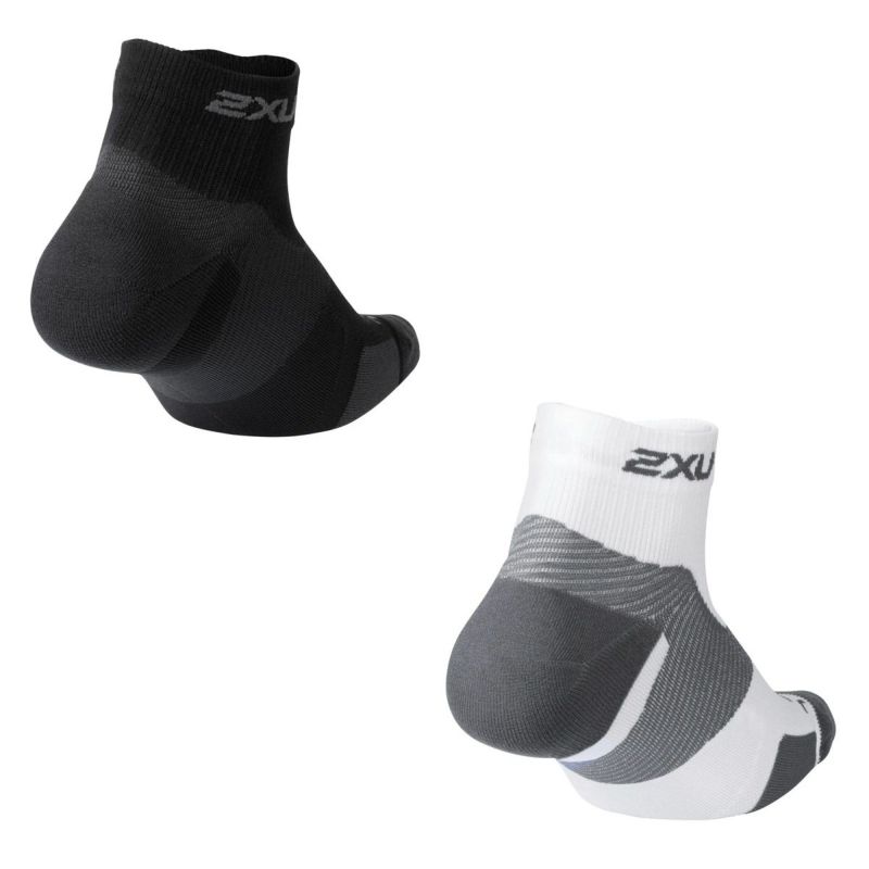 2XUツータイムズユーランニングソックス靴下VECTRLC1/4CREWSOCKSベクターライトクルーソックスUA5047Eメンズレディースユニセックス25SP春夏