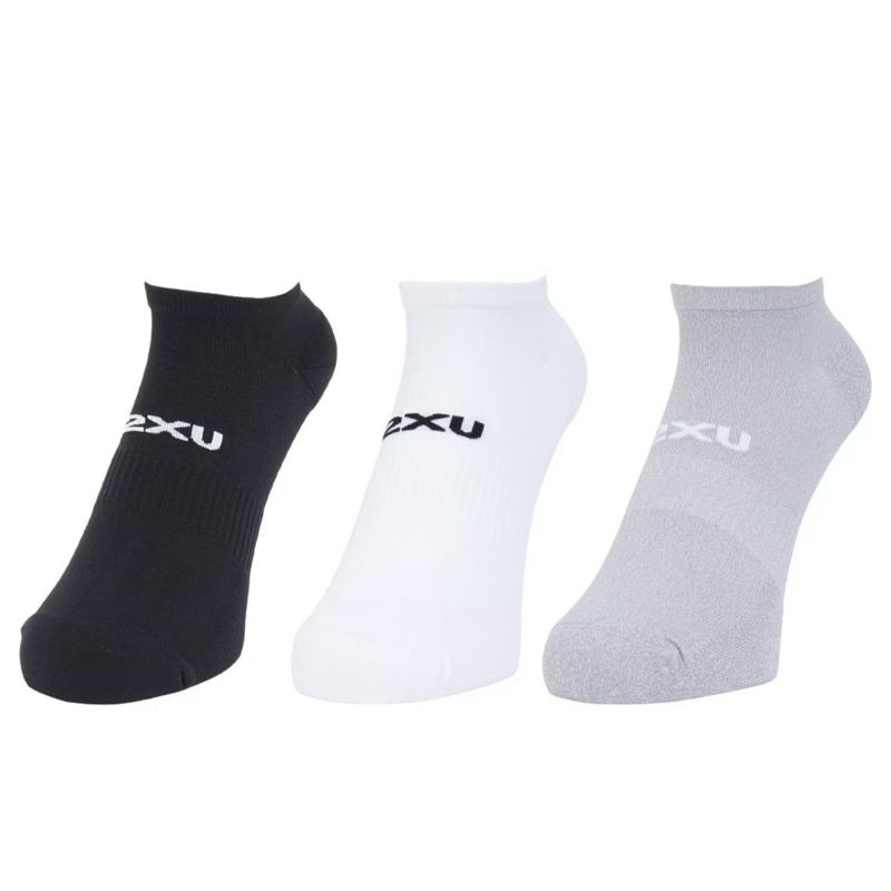 2XUツータイムズユーランニングソックス靴下AnkleSocks3Packアンクル丈ソックス3足組UQ6551Eメンズレディースユニセックス25SP春夏