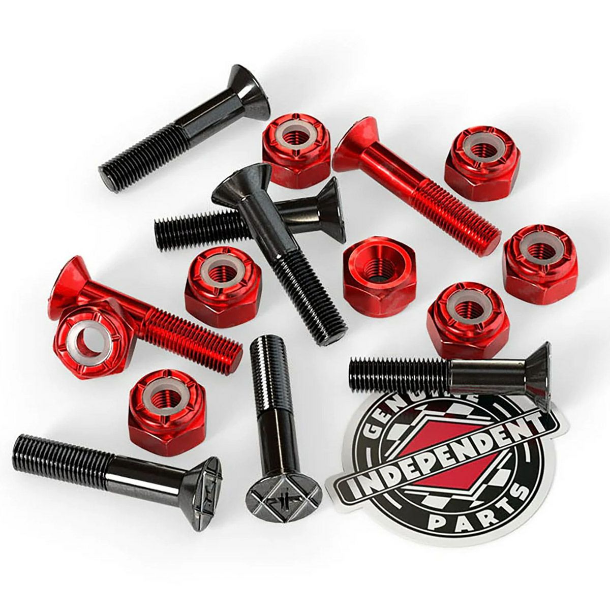 インディペンデントINDEPENDENTスケボースケートボードビスGPARTSHARDWARE1+BK/RD35010121
