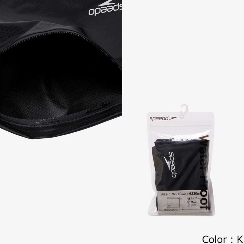スピードSPEEDOスイムフィットネス競泳鞄ウォータープルーフフラットポーチWaterProofFlatPouchSE22513-Kメンズレディースユニセックス