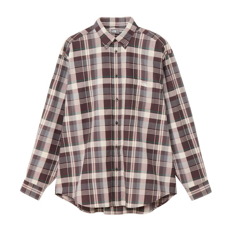 ザ・ノース・フェイスTHENORTHFACEアウトドアカジュアルウェア長袖シャツロングスリーブマドラスシャツL/SMADRASSHIRTNR12431-BGメンズレディースユニセックス25SS春夏