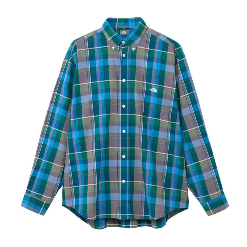 ザ・ノース・フェイスTHENORTHFACEアウトドアカジュアルウェア長袖シャツロングスリーブマドラスシャツL/SMADRASSHIRTNR12431-HGメンズレディースユニセックス25SS春夏