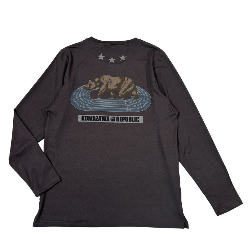 ジンガーJINGERランニングウェア長袖TシャツロンTロングスリーブTシャツJ-5009-CHCメンズレディースユニセックス24FA秋冬