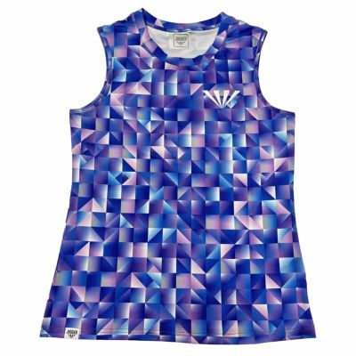 ジンガー JINGER ランニング ウェア ノースリーブ タンクトップ ウィメンズ ノースリーブシャツ JF-6018-BLU レディース 女性 24FA 秋冬