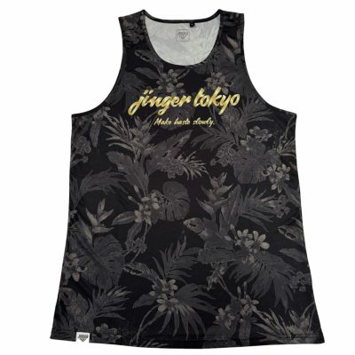 ジンガー JINGER ランニング ウェア ノースリーブ タンクトップ ランニングタンクトップ JM-4027-BLK メンズ 男性 24FA 秋冬