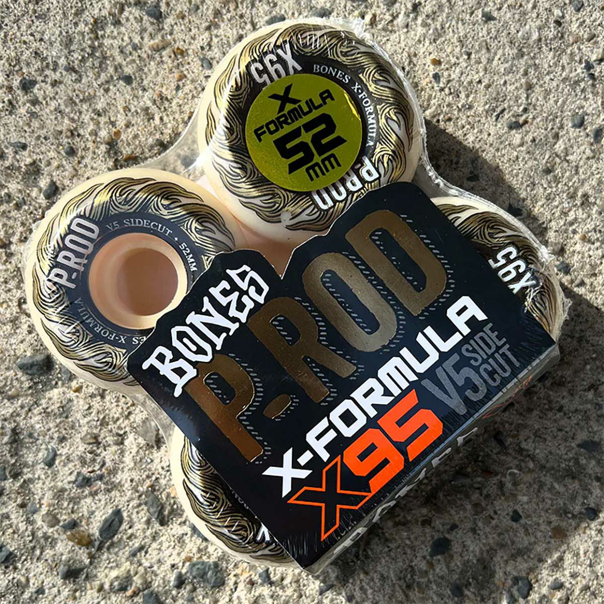 ボーンズBONESスケボースケートボードウィールX-FP-ROD52MM95A33222501