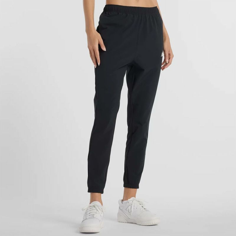 ニューバランスNewBalanceジムフィットネスヨガウェアボトムスロングパンツ長ズボンストレッチウーブンジョガーStretchWovenJoggerAWP51108-BKレディース女性25SP春夏