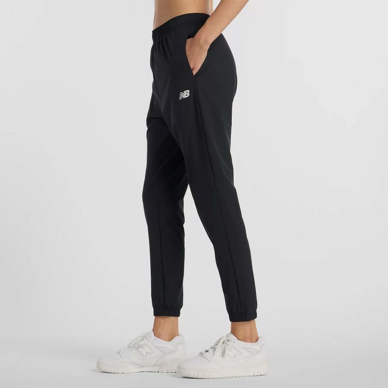 ニューバランスNewBalanceジムフィットネスヨガウェアボトムスロングパンツ長ズボンストレッチウーブンジョガーStretchWovenJoggerAWP51108-BKレディース女性25SP春夏