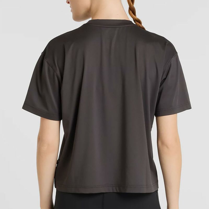 ニューバランスNewBalanceジムフィットネスヨガウェア半袖TシャツリラックスグラフィックショートスリーブTシャツRelaxedGraphicT-ShirtAWT51135-BLKレディース女性25SP春夏