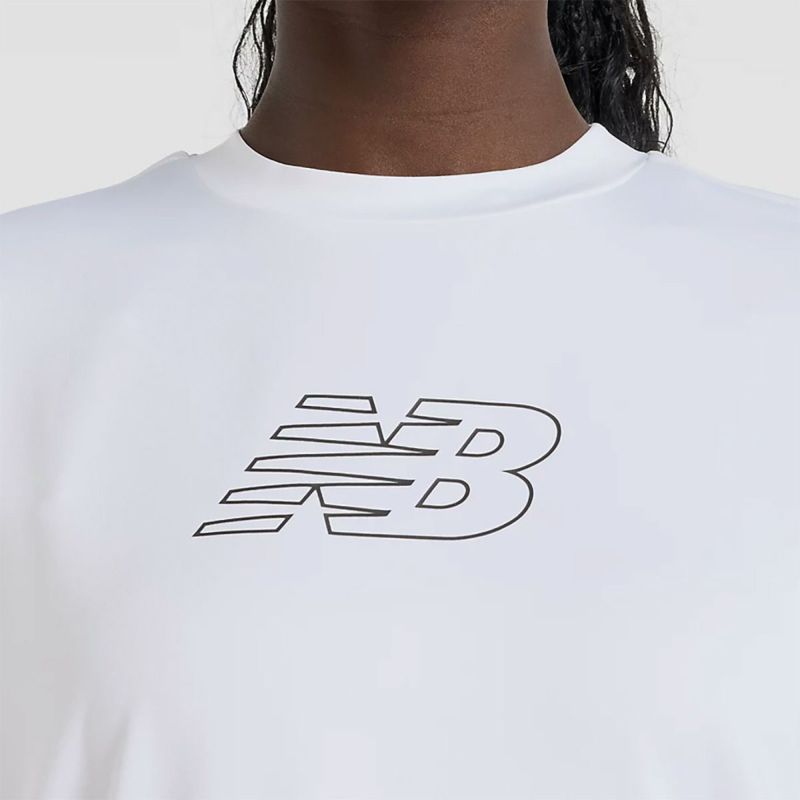 ニューバランスNewBalanceジムフィットネスヨガウェア半袖TシャツリラックスグラフィックショートスリーブTシャツRelaxedGraphicT-ShirtAWT51135-SSTレディース女性25SP春夏