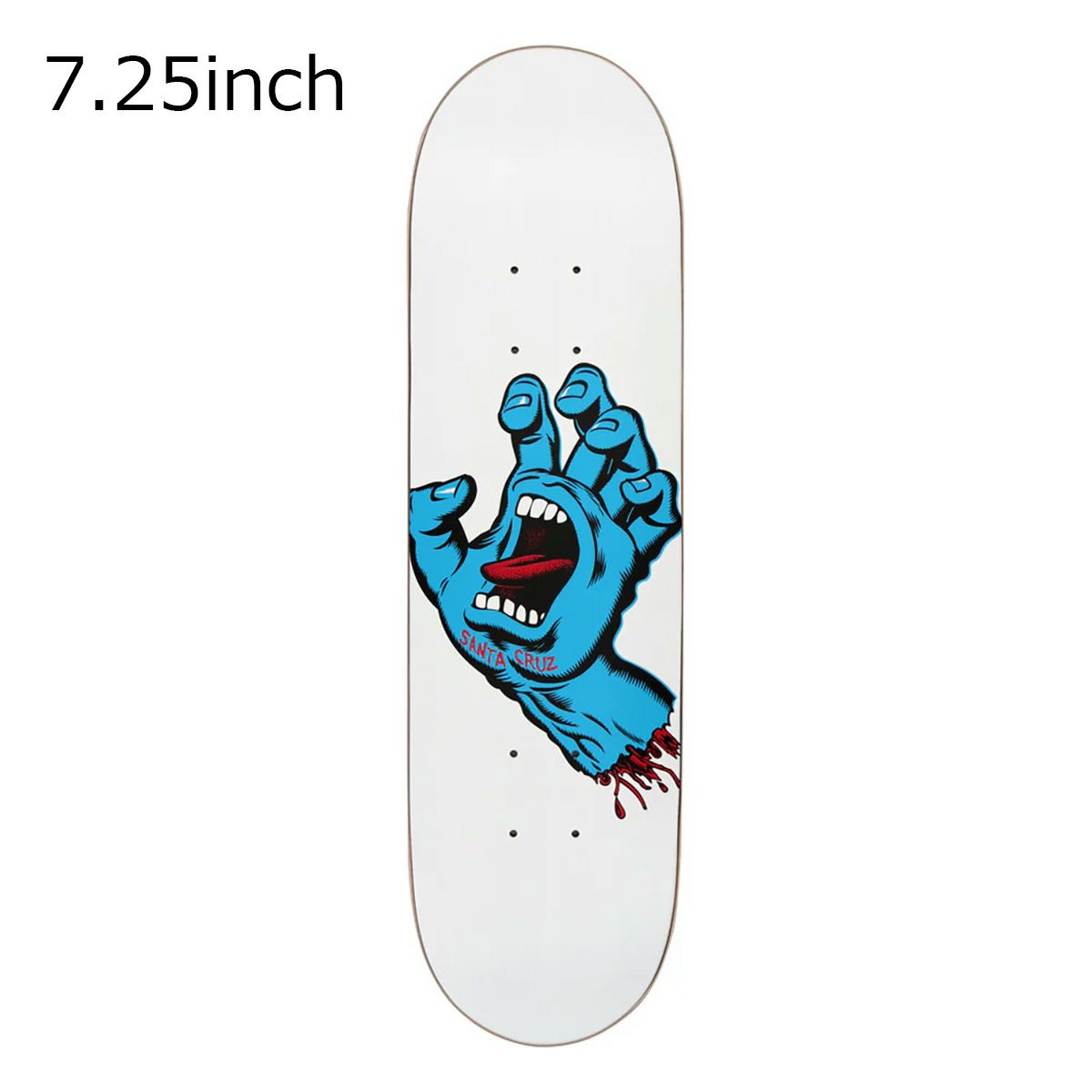 サンタクルーズSANTACRUZスケボースケートボードデッキ板SMUSCREAMNGHAND7.25WHT31021743ジュニアキッズ子ども男の子女の子