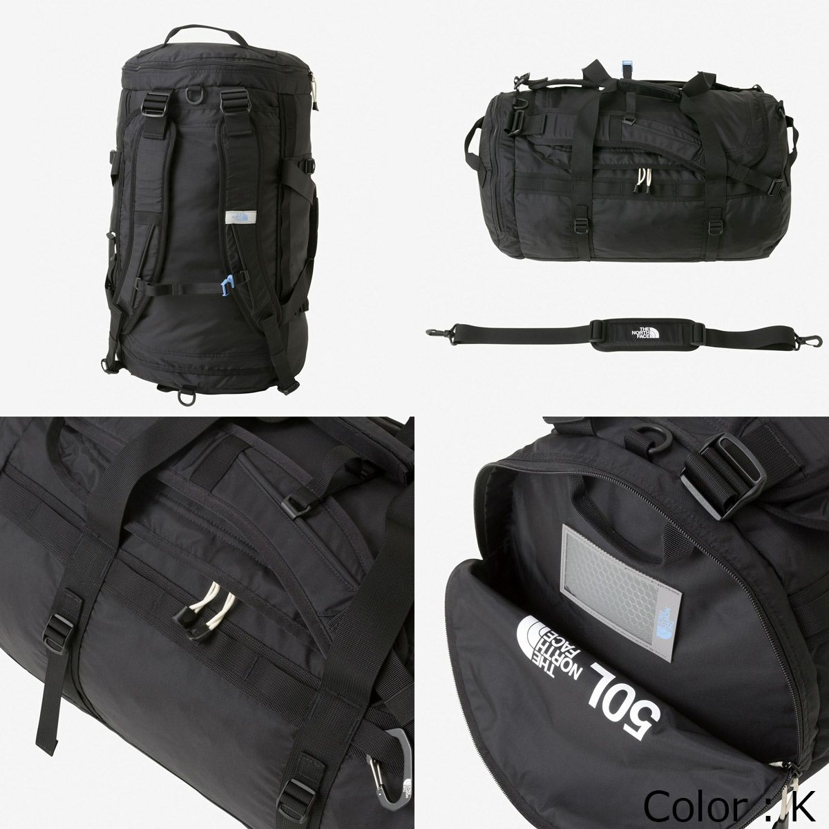 ザ・ノース・フェイスTHENORTHFACEアウトドアカジュアル鞄バッグボストンバッグスポーツバッグキッズナイロンダッフル50KNYLONDUFFEL50NMJ72352-FPジュニアキッズ子ども男の子女の子25SS春夏