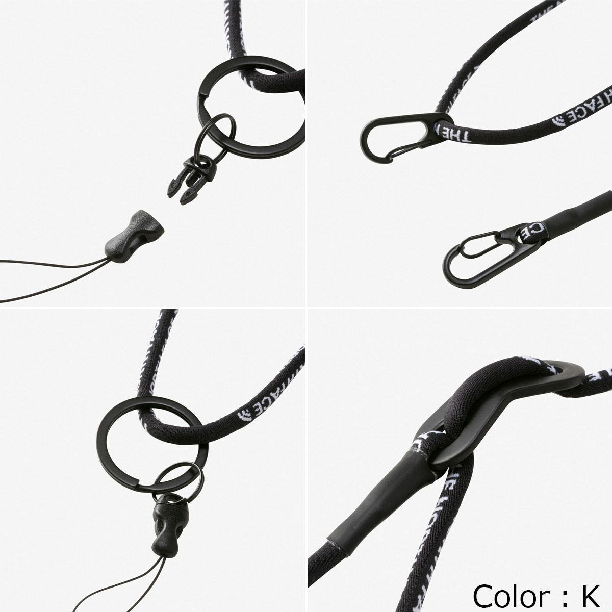 ザ・ノース・フェイスTHENORTHFACEアウトドアカジュアルアクセサリーアイビーマルチパーパスランヤードIVYMULTIPORPOSELANYARDNN32429-Kメンズレディースユニセックス25SS春夏