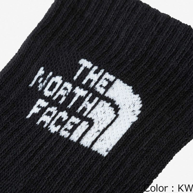 ザ・ノース・フェイスTHENORTHFACEアウトドアカジュアルソックス靴下キッズジャガードロゴ3PクルーKJACQUARDLOGO3PCREWNNJ82411-MKジュニアキッズ子ども男の子女の子25SS春夏