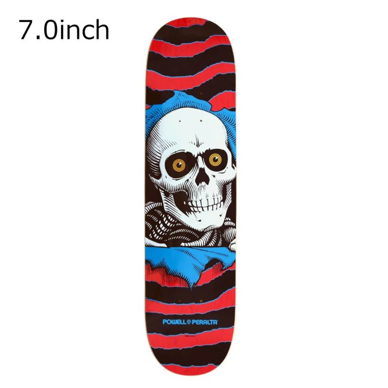 パウエルペラルタPOWELLPERALTAスケボースケートボードデッキ板RIPPERRED/STAINBLUE7.031210878ジュニアキッズ子ども男の子女の子