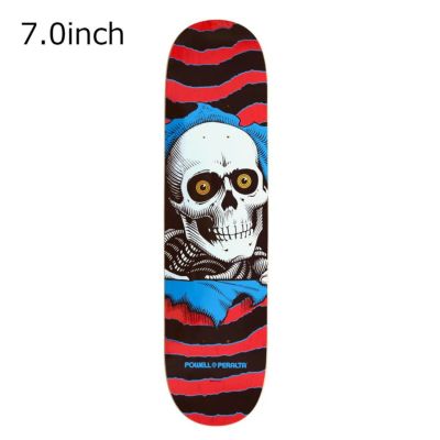 パウエルペラルタPOWELLPERALTAスケボースケートボードデッキ板RIPPERRED/STAINBLUE7.031210878ジュニアキッズ子ども男の子女の子