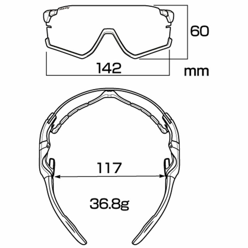 エアフライAirFlyランニングサングラスヴィテスVITESSEAF-306-C-3REメンズレディースユニセックス25SP春夏