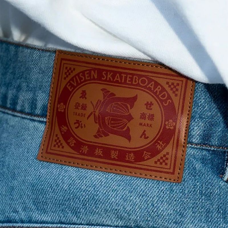 エビセンEVISENスケボースケートボードウェアボトムスロングパンツ長ズボンニュースタンダードデニムNEWSTANDARDDENIM2424FW-B02メンズ男性24FA秋冬