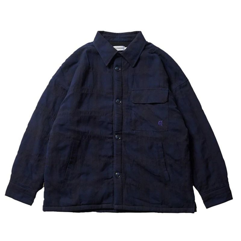エビセンEVISENスケボースケートボードウェアアウターフリースプレイドフリースジャケットSHAOPLAIDFLEECEJACKET24FW-JK08メンズ男性24FA秋冬