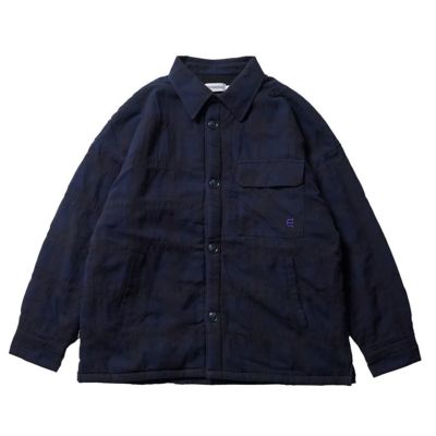 エビセンEVISENスケボースケートボードウェアアウターフリースプレイドフリースジャケットSHAOPLAIDFLEECEJACKET24FW-JK08メンズ男性24FA秋冬