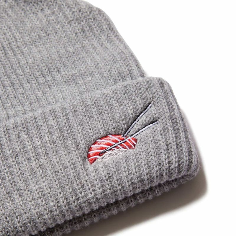 エビセンEVISENスケボースケートボード帽子ニット帽ビーニースシビーニーSUSHIBEANIE24FW-H10メンズレディースユニセックス24FA秋冬