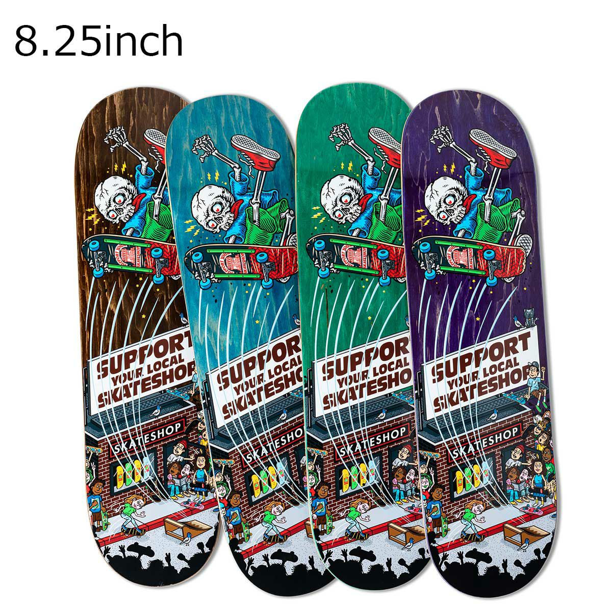 デラックスDELUXEスケボースケートボードデッキ板SSD25SHOPKEEPER8.2510041ZZ000108