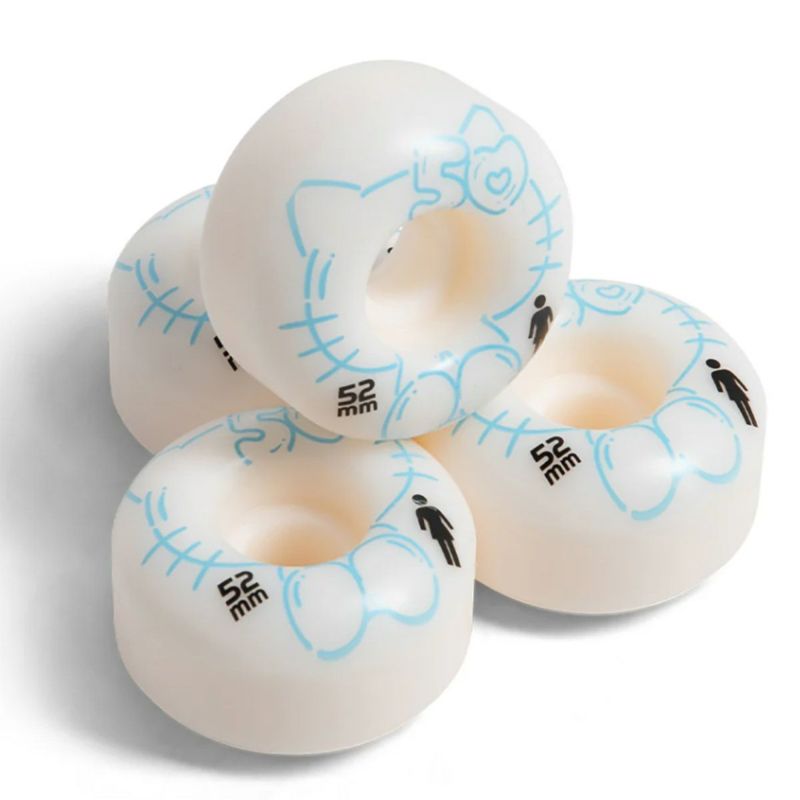 ガールGIRLスケボースケートボードウィールハローキティウィールズHELLOKITTYWHEELSGWA64-BLUE
