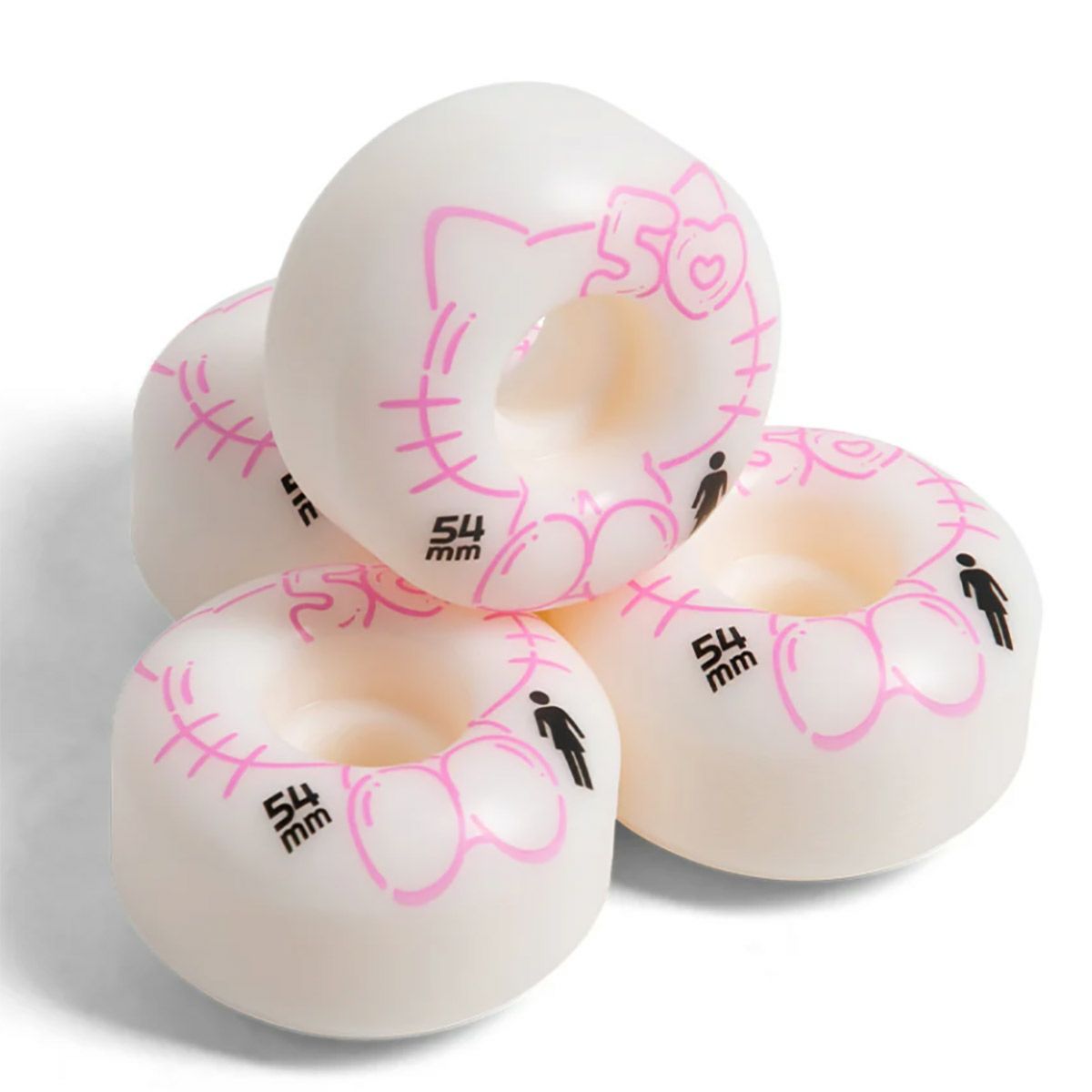 ガールGIRLスケボースケートボードウィールハローキティウィールズHELLOKITTYWHEELSGWA64-PINK