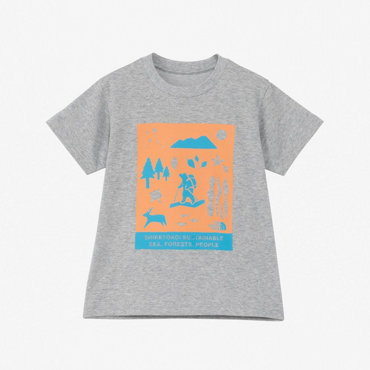 ザ・ノース・フェイスTHENORTHFACEアウトドアカジュアルウェア半袖TシャツトドラーショートスリーブシレトコティーTS/SSHIRETOKOTEENTT32534ST-Zジュニアキッズ子ども男の子女の子25SS春夏