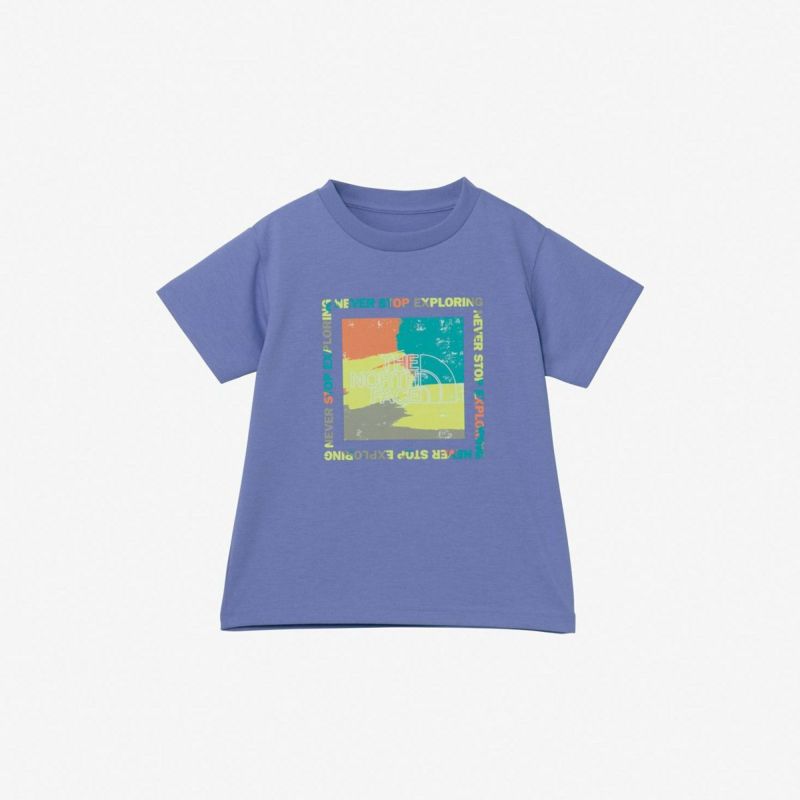 ザ・ノース・フェイスTHENORTHFACEアウトドアカジュアルウェア半袖TシャツトドラーショートスリーブゲットモテッドグラフィックティーTS/SGETMOTEDGRAPHICTEENTT32575-VBジュニアキッズ子ども男の子女の子25SS春夏