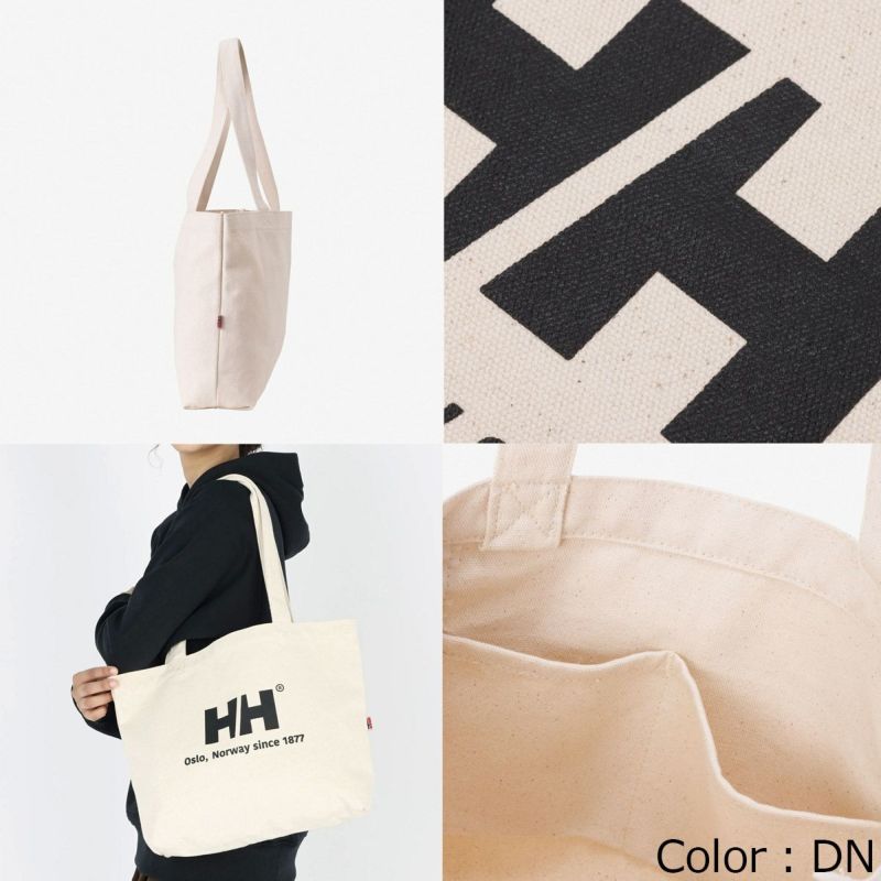 ヘリーハンセンHELLYHANSENアウトドアカジュアル鞄バッグトートバッグオーガニックコットンロゴトートMORGANICCOTTONLOGOTOTEMHY92321-DNメンズレディースユニセックス25SS春夏