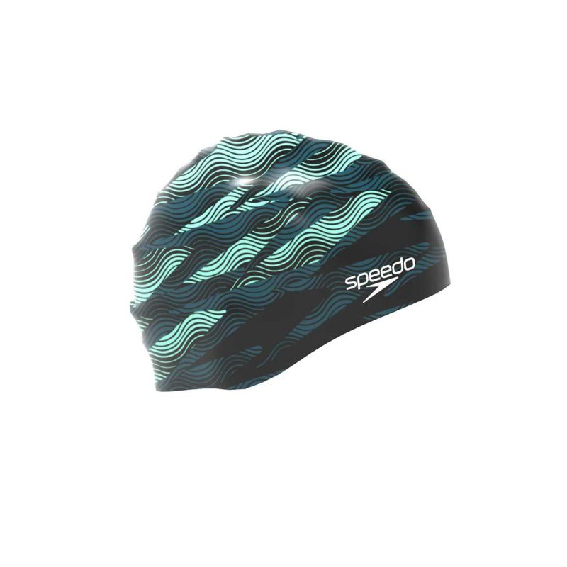 スピードSPEEDOスイムフィットネス競泳キャッププリントシリコーンキャップPrintSiliconeCapSE12515-DTメンズレディースユニセックス