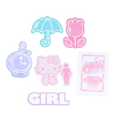 ガールGIRLスケボースケートボードアクセサリーハローキティSTICKERSETGWA62T25SP春夏