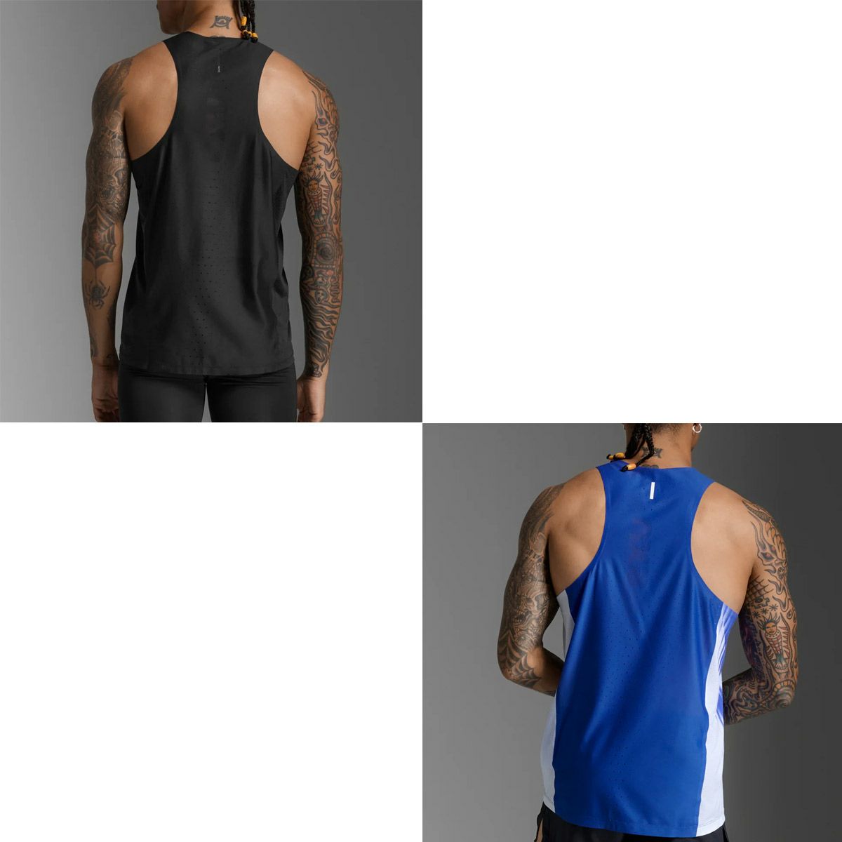 2XUツータイムズユーランニングウェアノースリーブタンクトップライトスピードリアクトシングレットLightSpeedReactSingletMR7375Aメンズ男性25SP春夏