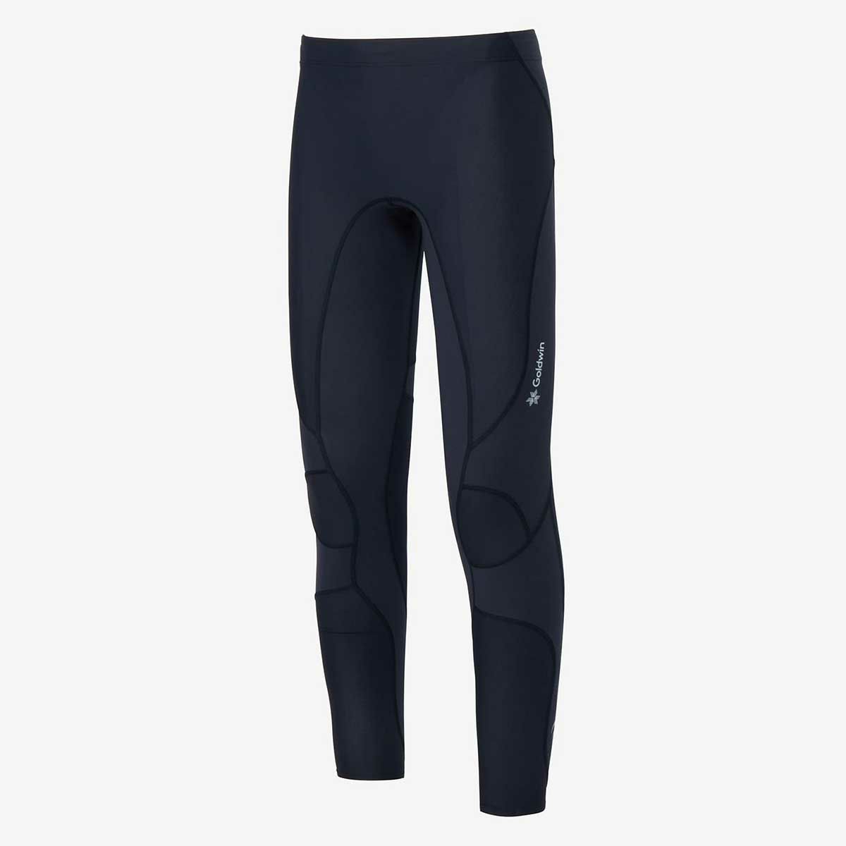 ゴールドウインGOLDWINランニングウェアボトムスインナースパッツレギンスインパクトエアーロングタイツC3fitIMPTARLGTIGHTSGC15151-BKメンズ男性25SP春夏