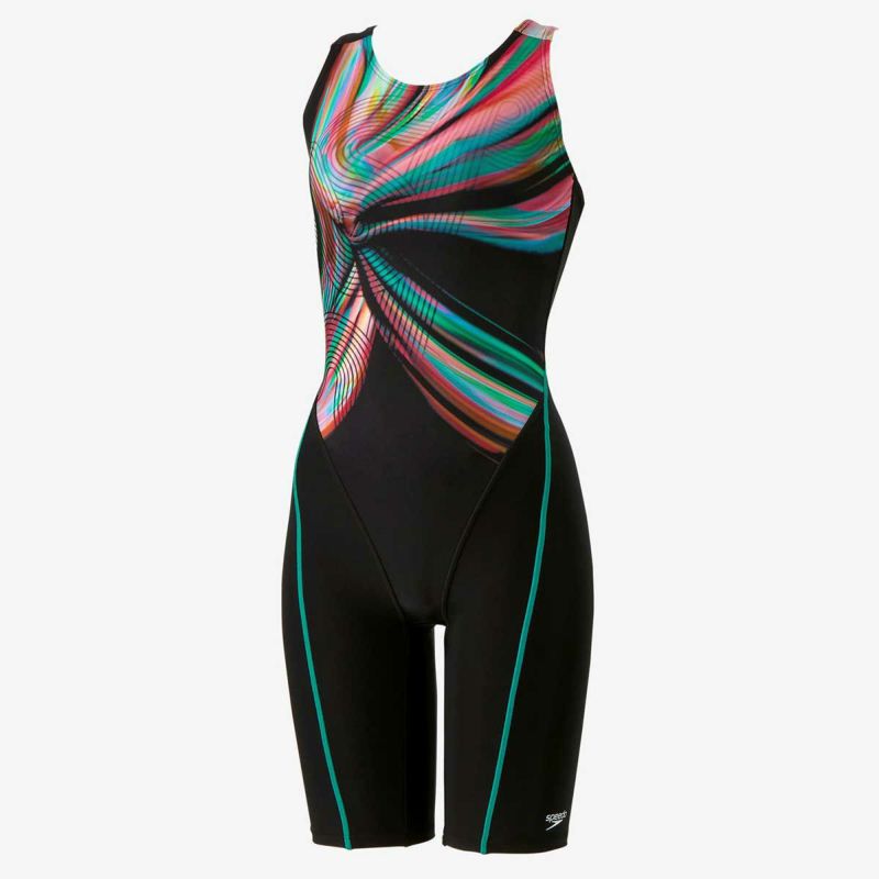 スピードSPEEDOスイムフィットネス水着オブシディアンルースンニースキンObsidianLoosenKneeskinSFW12502-GRレディース女性25S1春夏