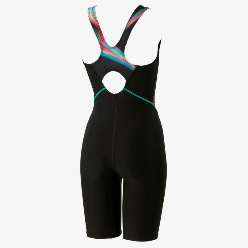 スピードSPEEDOスイムフィットネス水着オブシディアンルースンニースキンObsidianLoosenKneeskinSFW12502-GRレディース女性25S1春夏