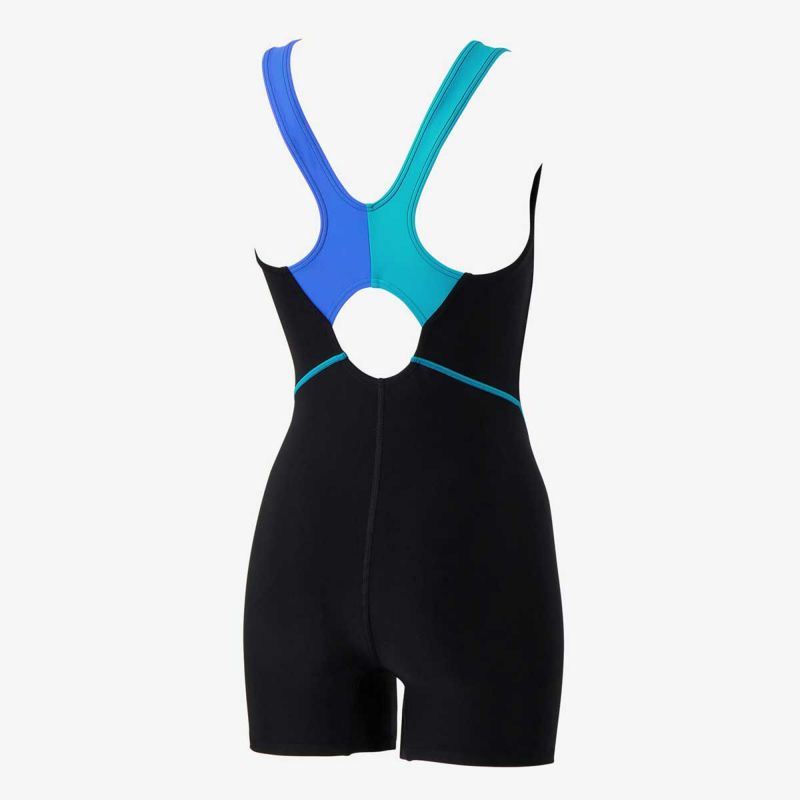 スピードSPEEDOスイムフィットネス水着スプラッシュルースンハーフニースキンSplashLoosenHalfKneeskinSFW12503-BLレディース女性25S1春夏