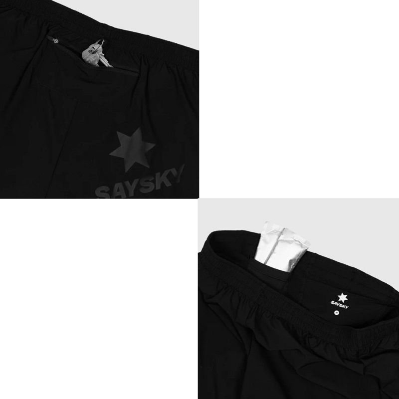 セイスカイSAYSKYランニングウェアボトムスショートハーフパンツ短パンPACESHORTS6XMRSH22メンズ男性25SP春夏