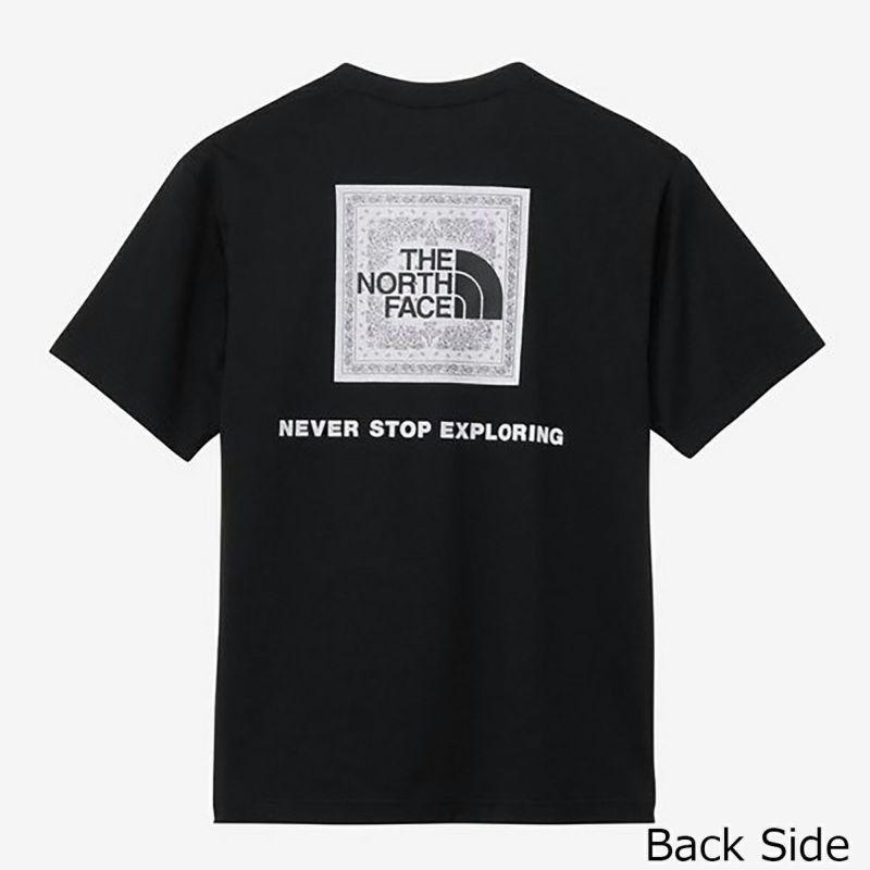 ザ・ノース・フェイスTHENORTHFACEアウトドアカジュアルウェア半袖TシャツショートスリーブバンダナスクエアロゴティーS/SBANDANASQUARELOGOTEENT32446-K2メンズ男性25SS春夏